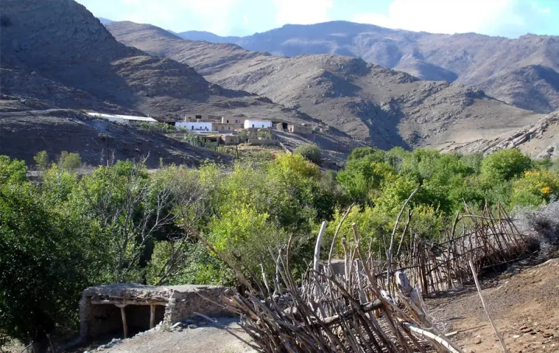 Hayat village in the Nuratau Mountains